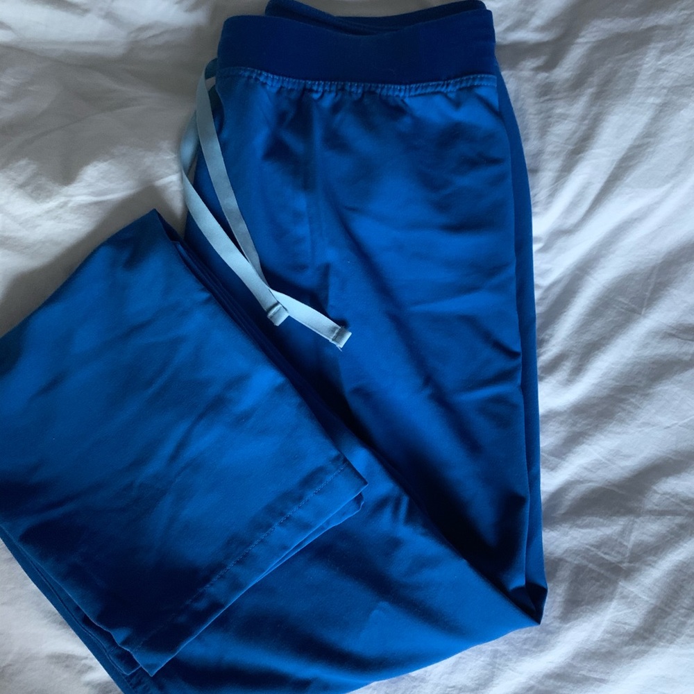 Figs Women's Bright Blue Scrub Jogger Pants